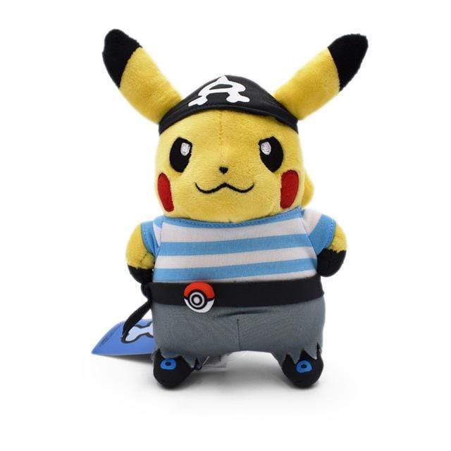 Aqua Team Pikachu Plush