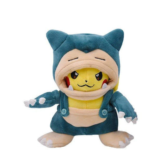 Small Snorlax Pikachu Plush