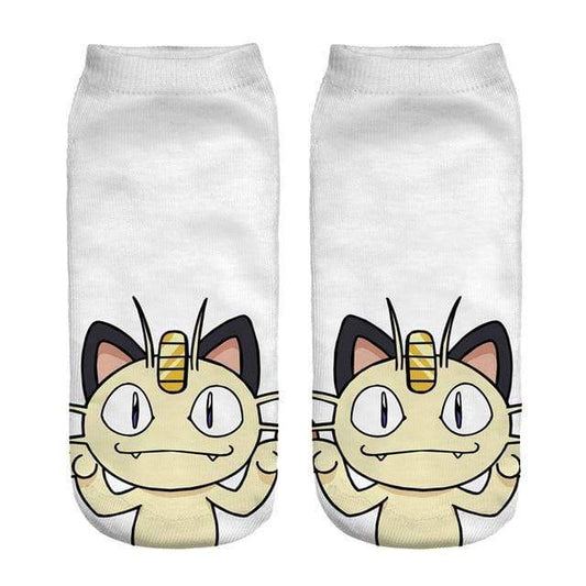 Meowth Pokémon Socks