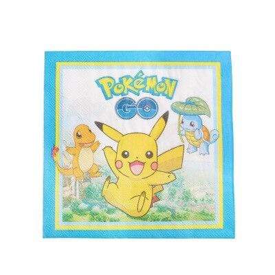 Pokémon Birthday Napkin