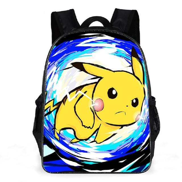 Pikachu Drawing School Bag